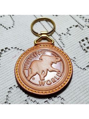 HUNTING WORLD "Hunting World Keychain 1 piece" Keyring Leather